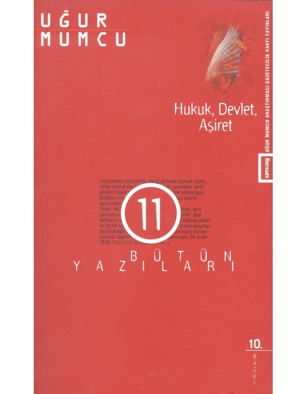 Hukuk, Devlet, Aşiret (Eski Basım - um:ag)