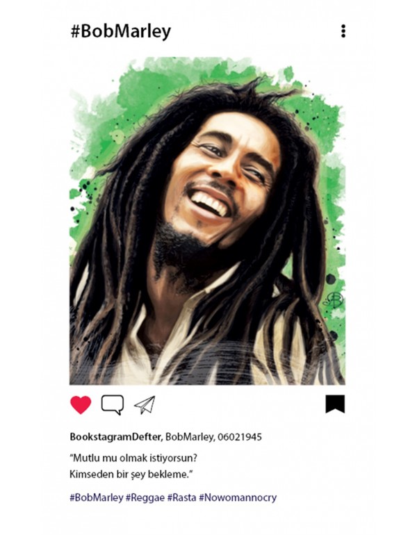 Bob Marley Bookstagram Defter