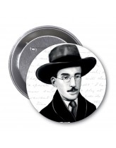 Fernando Pessoa Karikatür Rozet