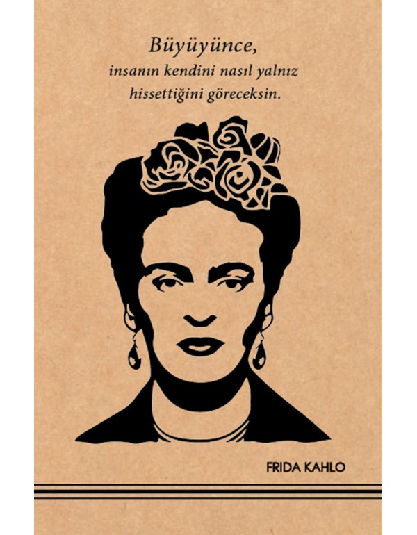 Frida Kahlo 1  Kraft Defter