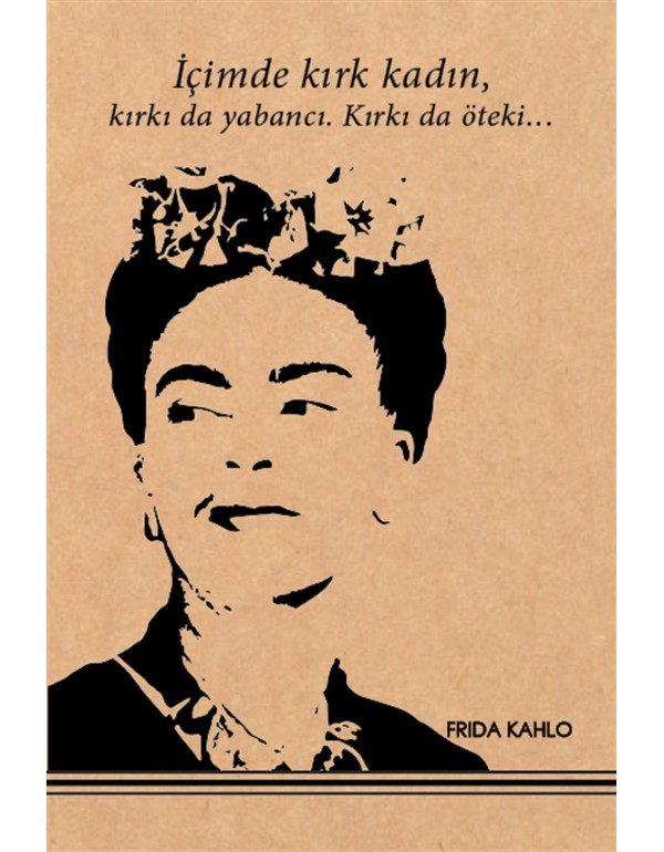 Frida Kahlo 2 Kraft Defter
