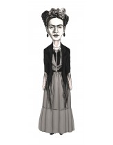 Frida Kahlo Karikatür AyraçAyraç