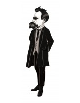 Friedrich Nietzsche Karikatür Ayraç
