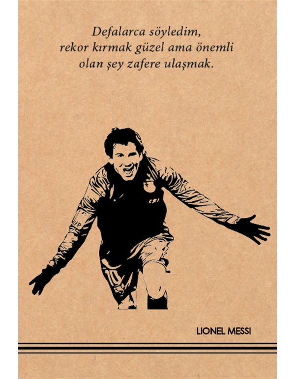 Lionel Messi Kraft Defter