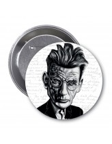 Samuel Beckett Karikatür Rozet